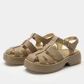 Ingrid Beige Sandal | Alegria Shoes