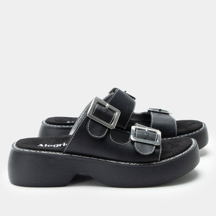 alegria Iza Black Sandal