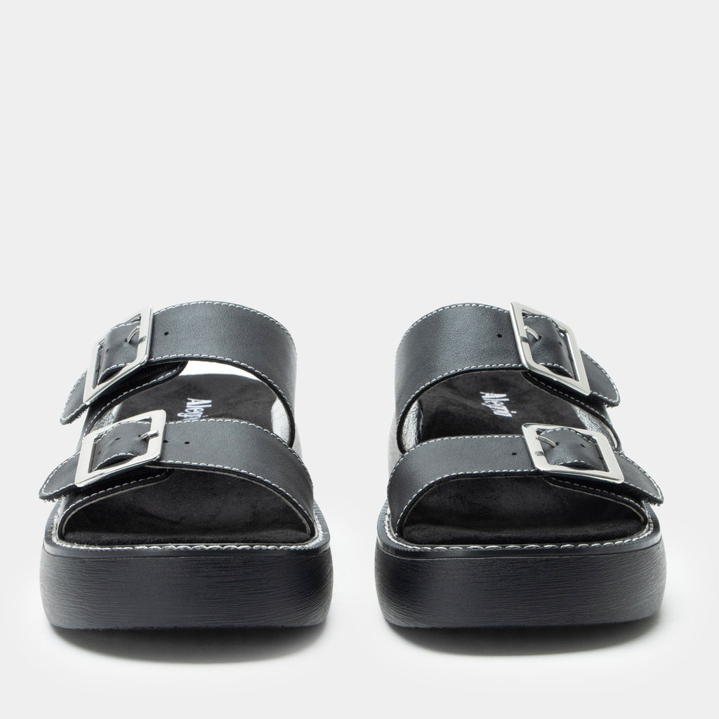 Iza Black Sandal | Alegria Shoes