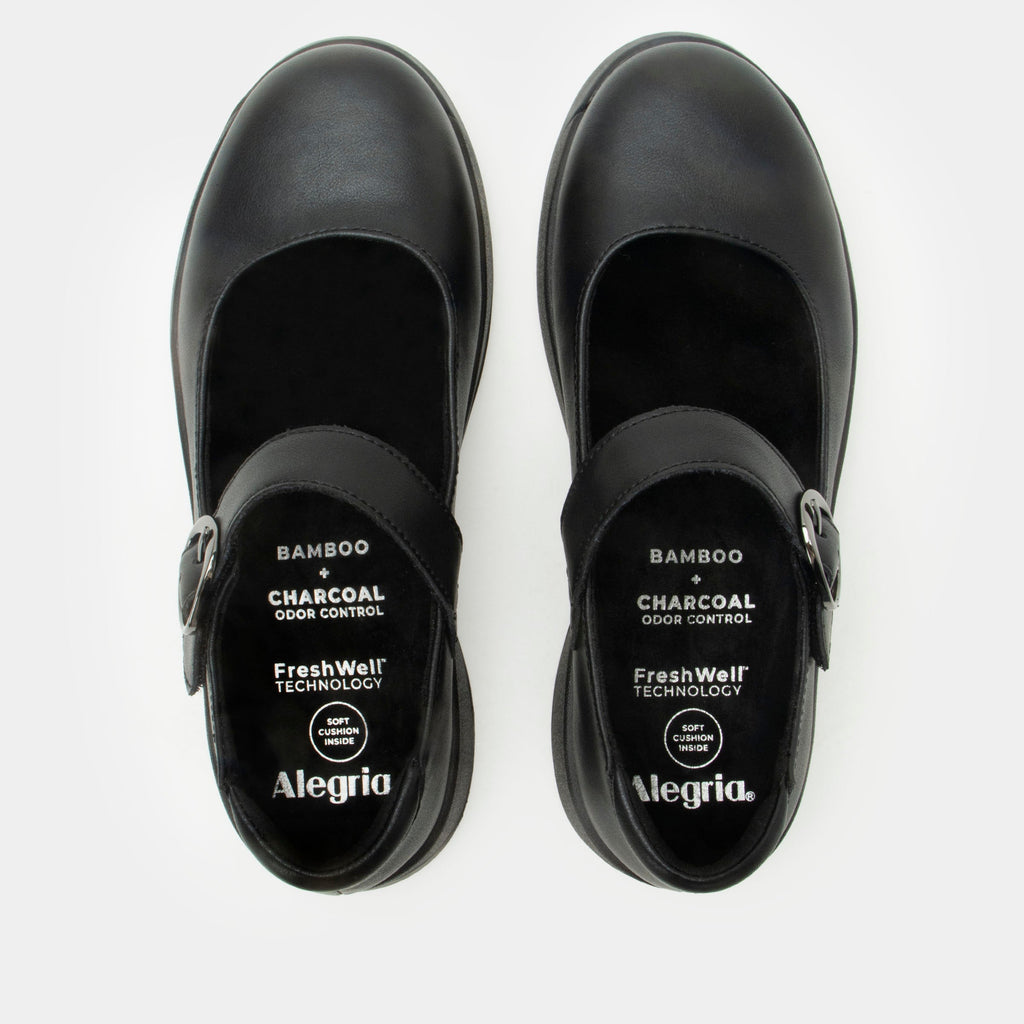 Jazmine Black Nappa Shoe | Alegria Shoes