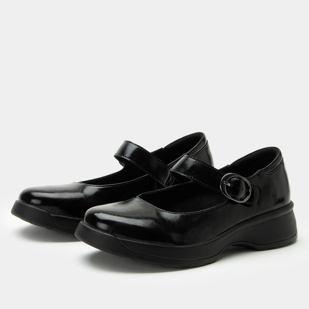 Jazmine Dapper Black Shoe | Alegria Shoes