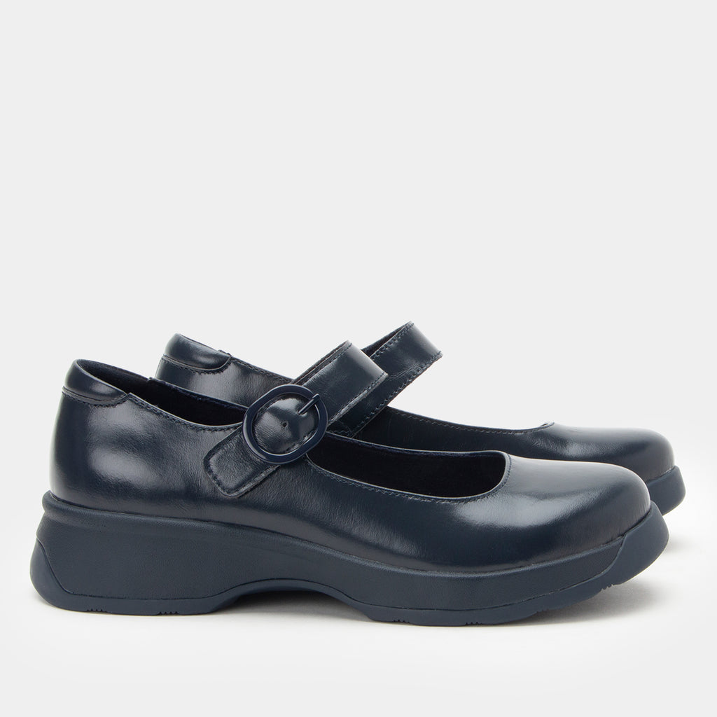 Jazmine Glazed Navy Shoe