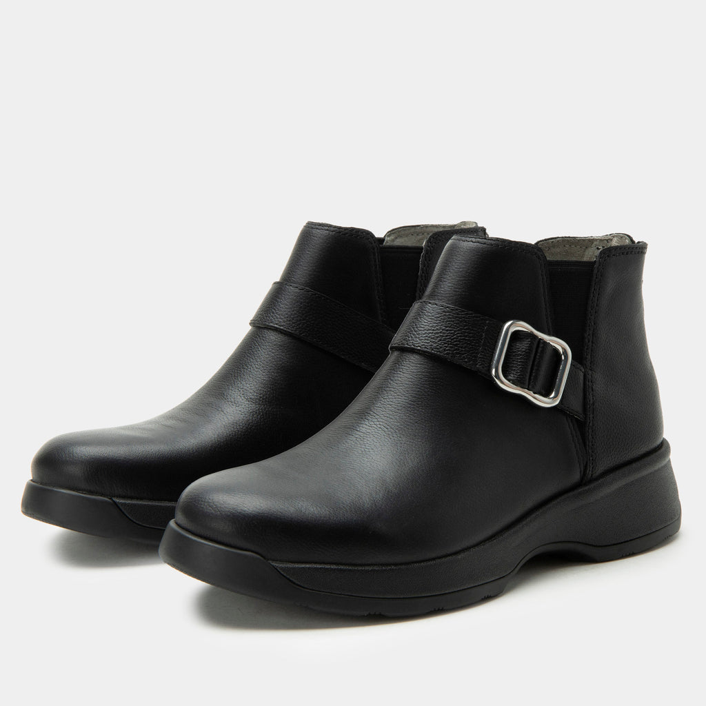 Jerica Black Bird Boot | Alegria Shoes