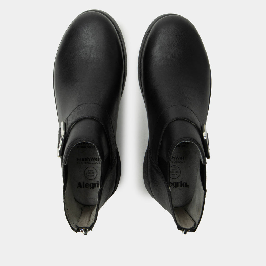 Jerica Black Bird Boot | Alegria Shoes