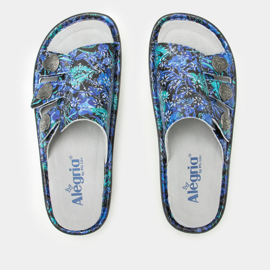 Julee Jungle Book slide on sandal on classic rocker outsole - JLE-6176X_S4