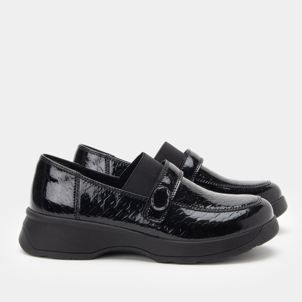 Janna Black Tie Shoe