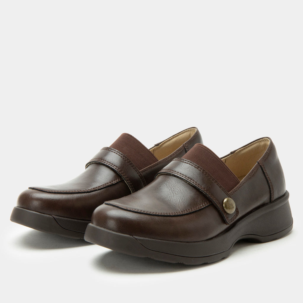 Janna Dark Chocolate Shoe | Alegria Shoes