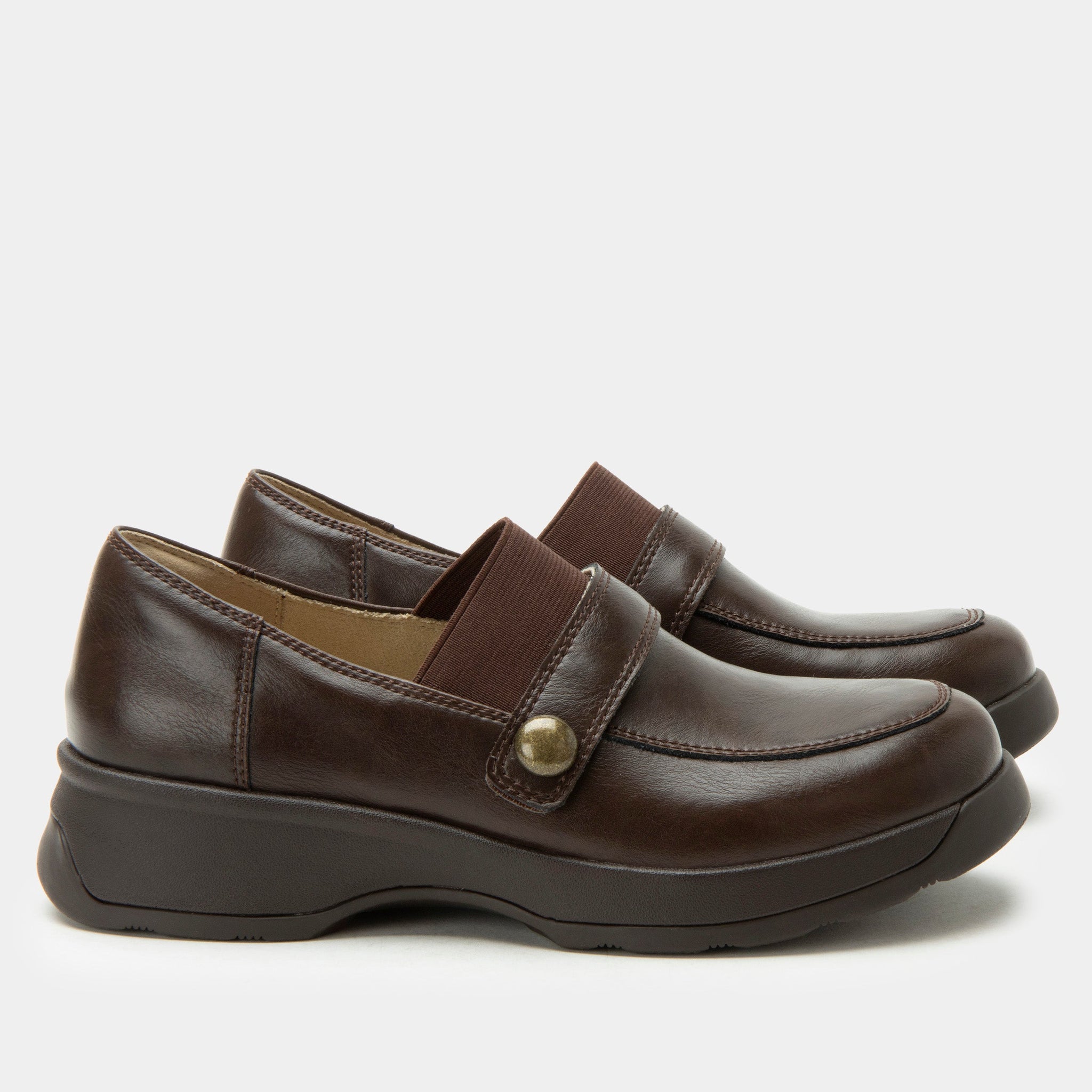 Janna Dark Chocolate Shoe - Alegria Shoes