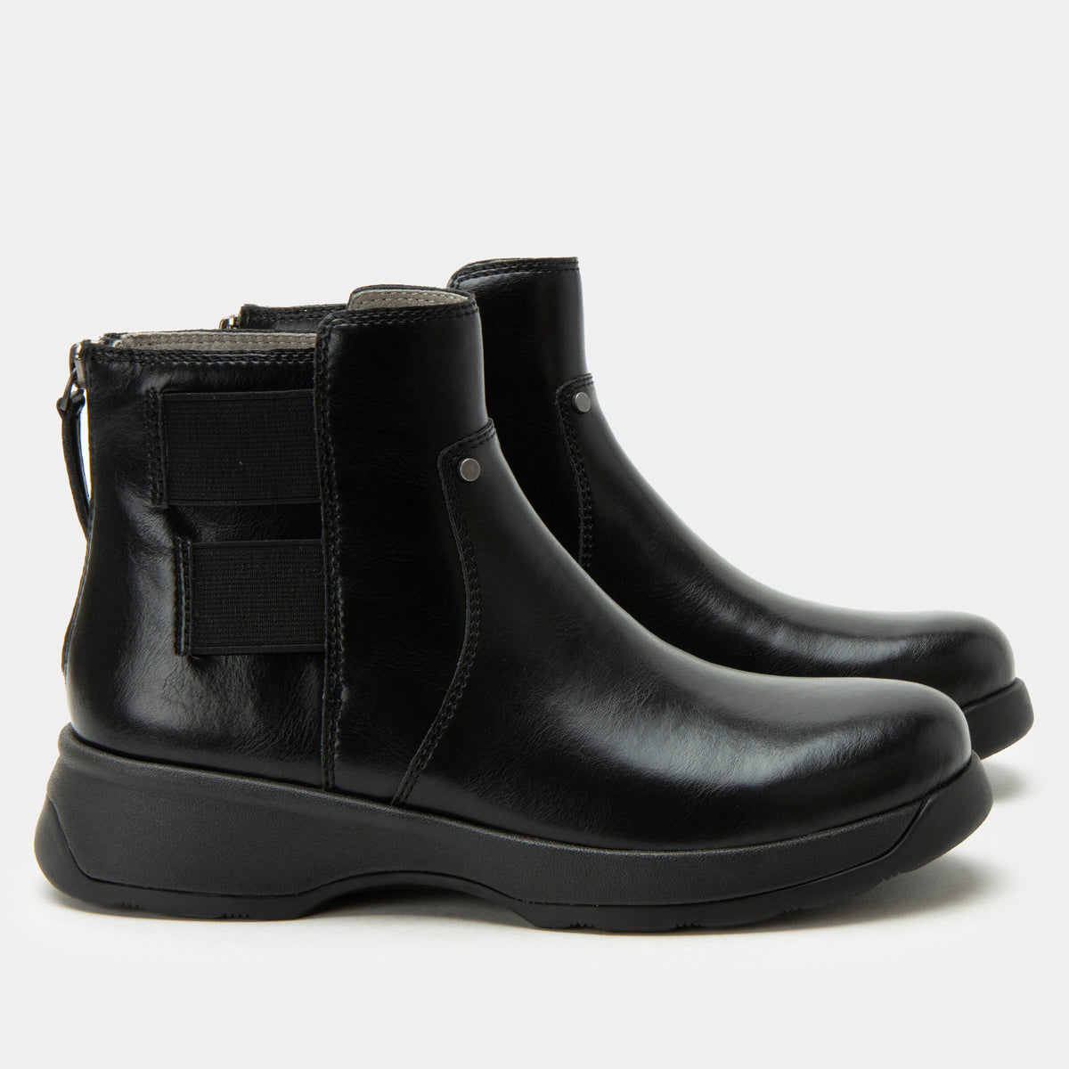 Jordyn Black Boot | Alegria Shoes