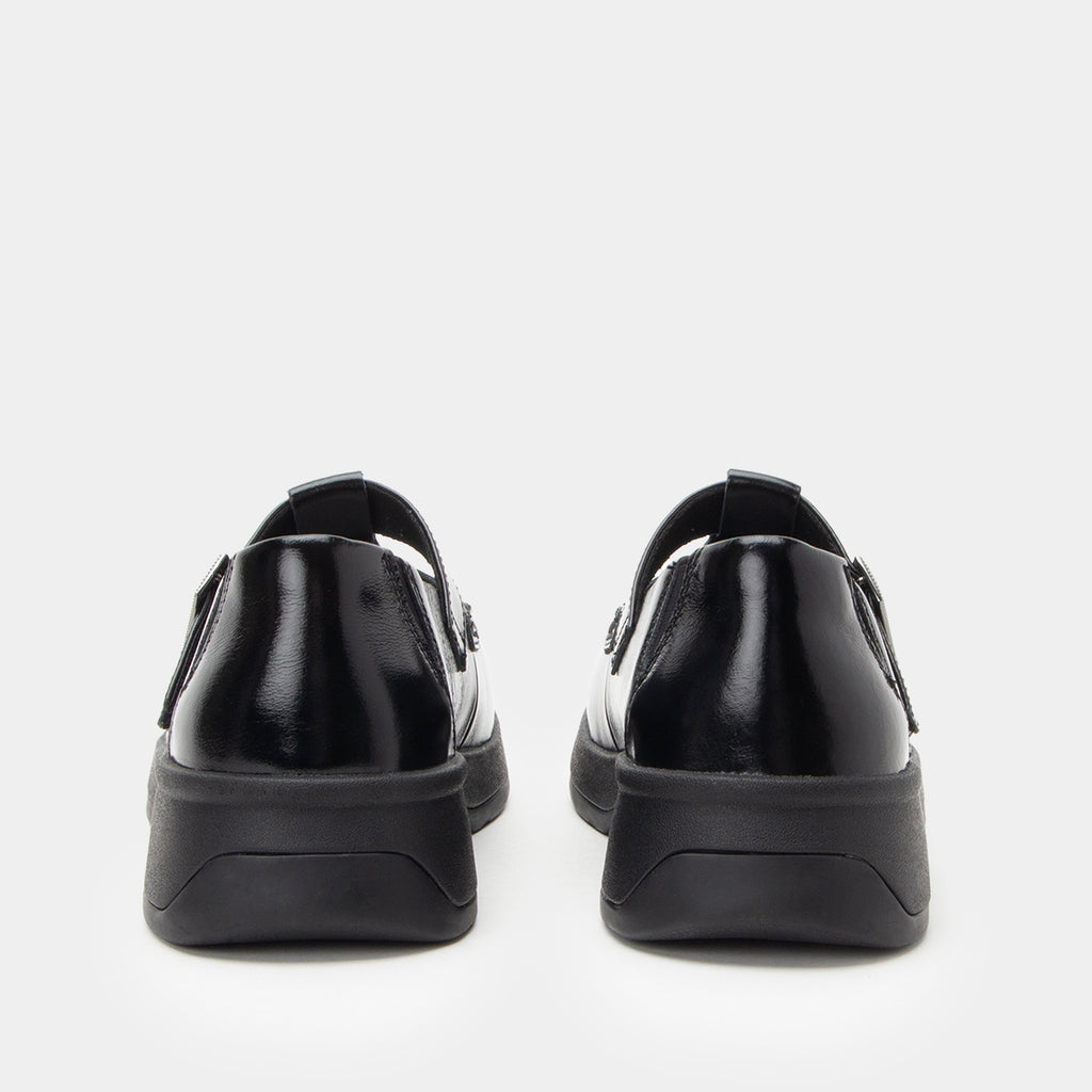Jensie Glazed Black Shoe