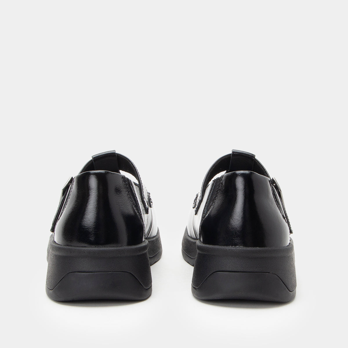 Jensie Glazed Black Shoe