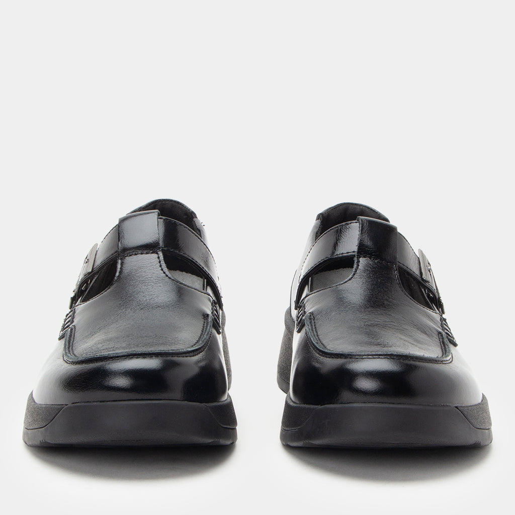 Jensie Glazed Black Shoe