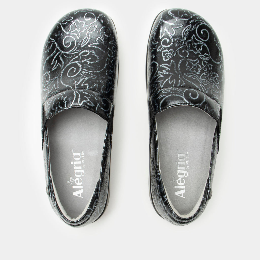 Keli Embroider Me Pewter Shoe | Alegria Shoes