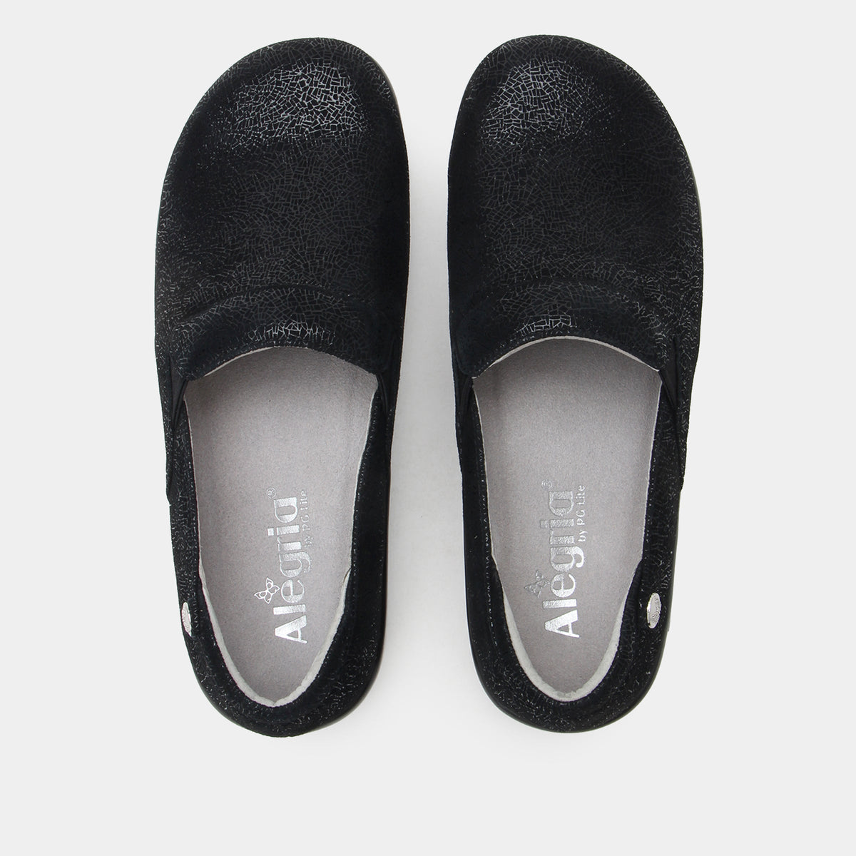 Keli Crackle Black Shoe | Alegria Shoes