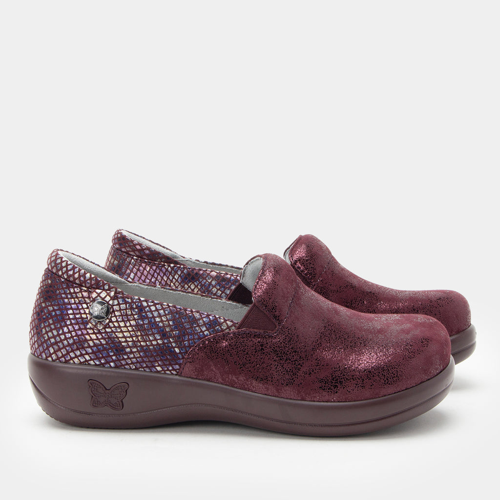 Keli Glimmer Burgundy Shoe