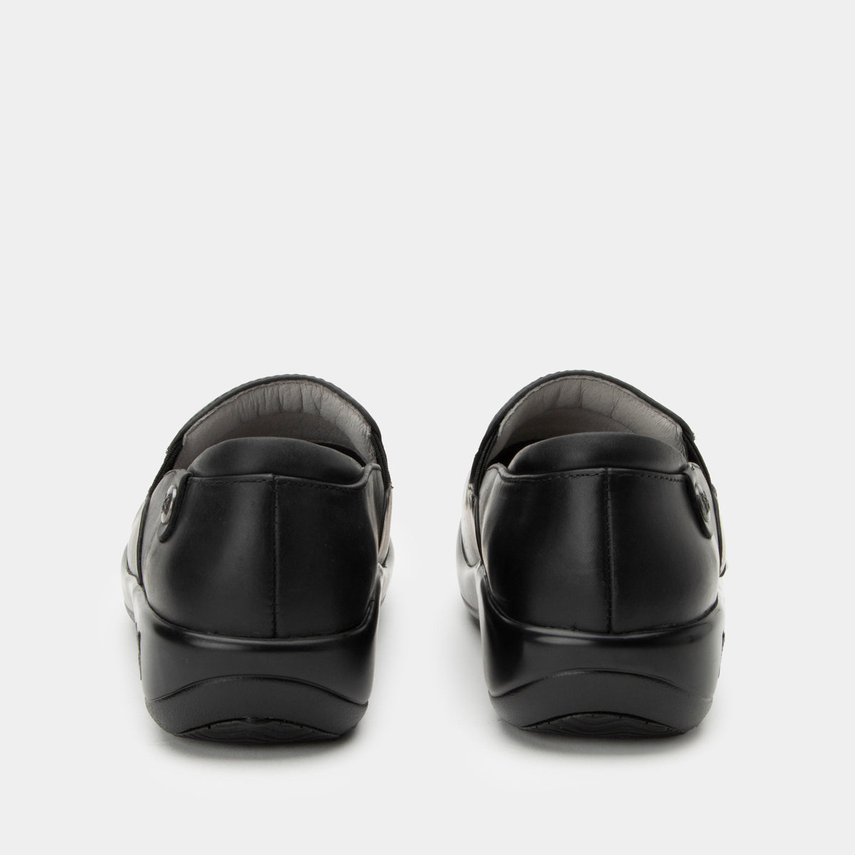Keli Oiled Black slip on style shoe with career casual outsole - KEL-7582_S4
