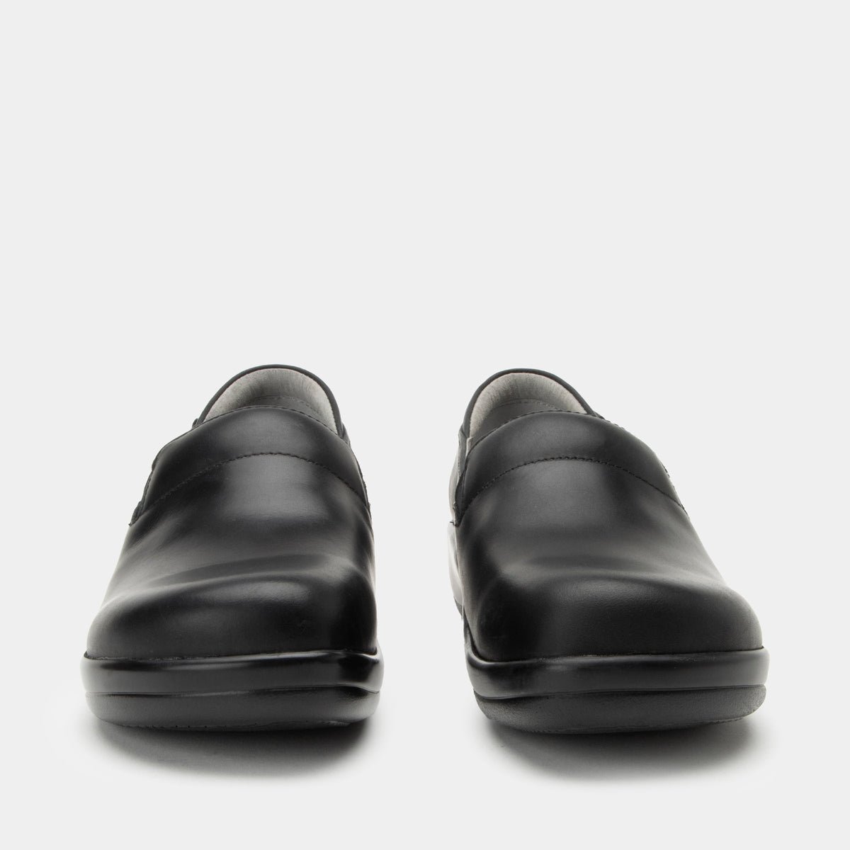 Keli Oiled Black slip on style shoe with career casual outsole - KEL-7582_S6