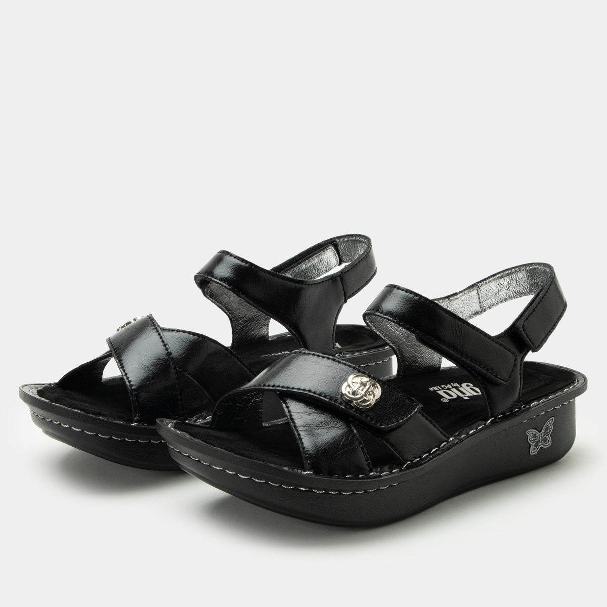 Kelsi Black Sapphire Sandal | Alegria Shoes