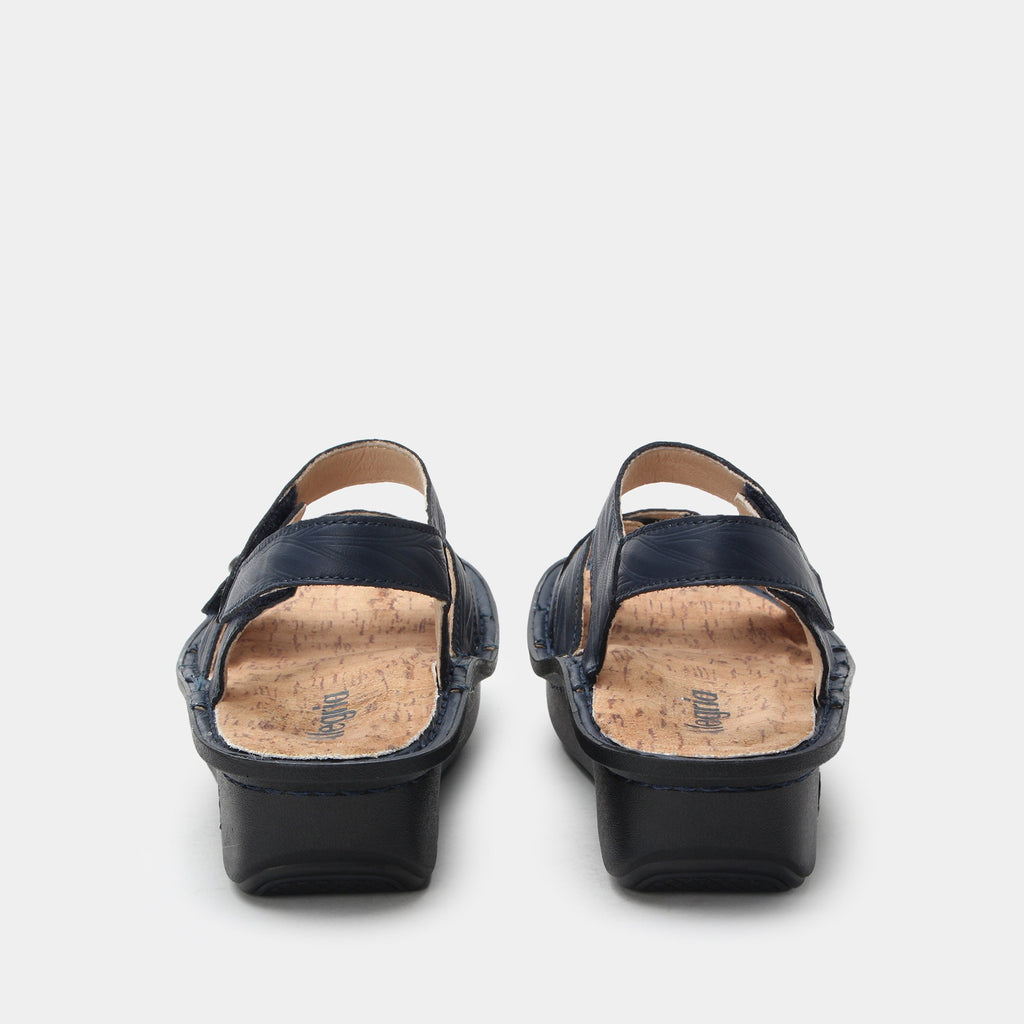 Kelsi Fondly Navy Sandal | Alegria Shoes