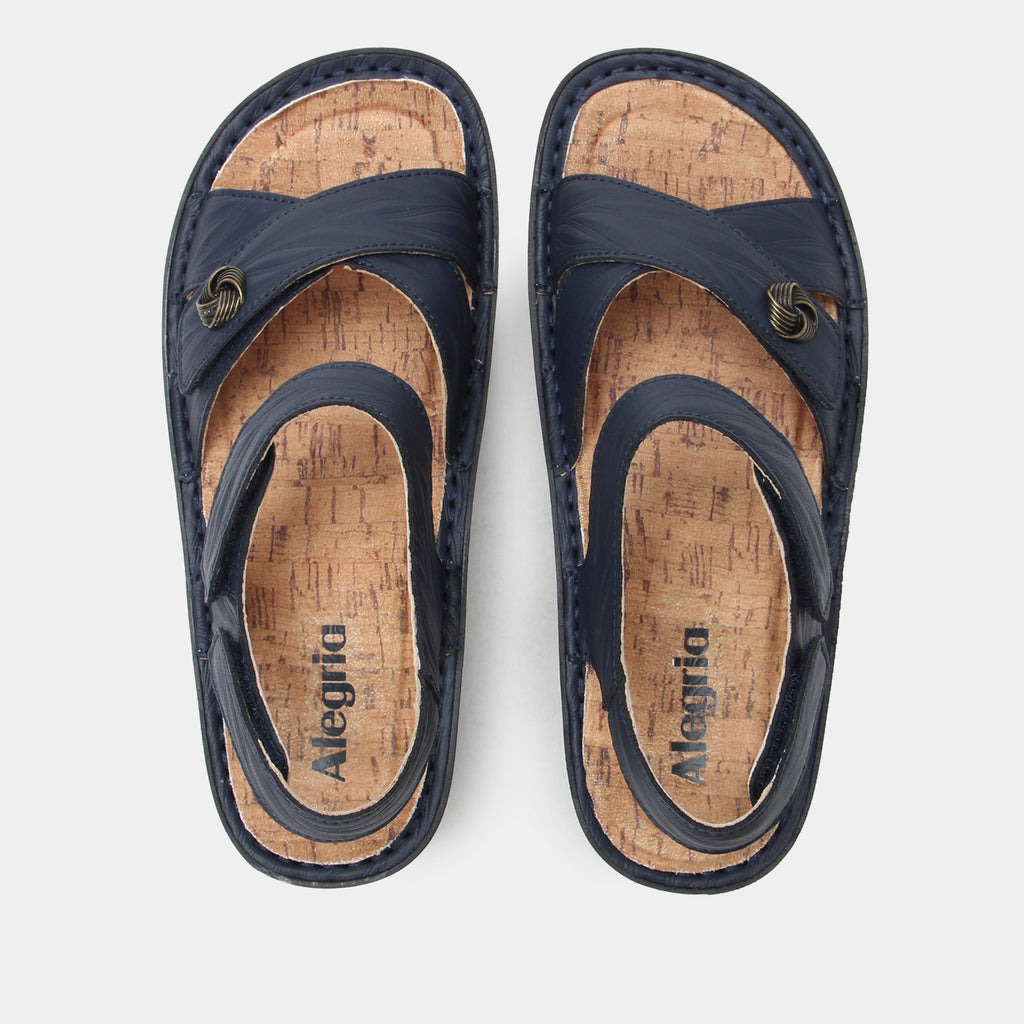 Kelsi Fondly Navy Sandal | Alegria Shoes