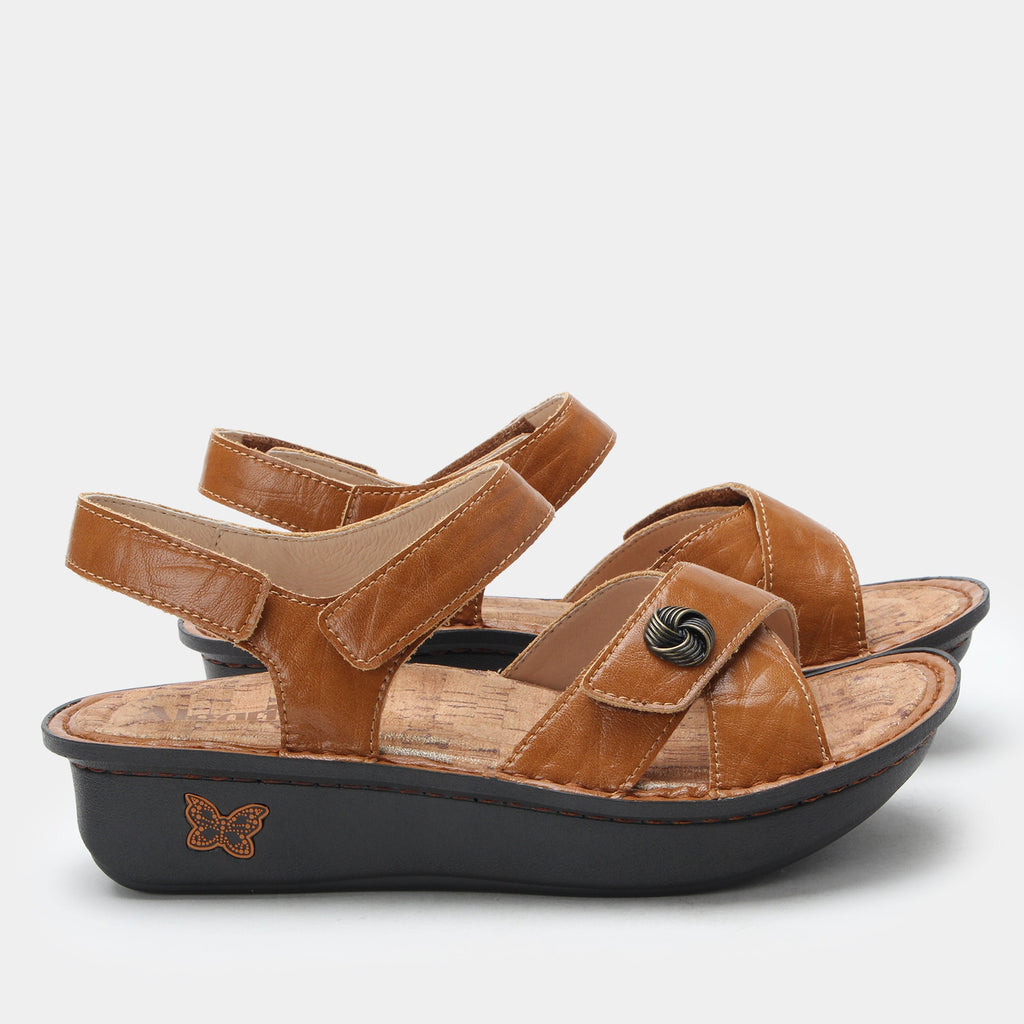Kelsi Fondly Cognac Sandal | Alegria Shoes