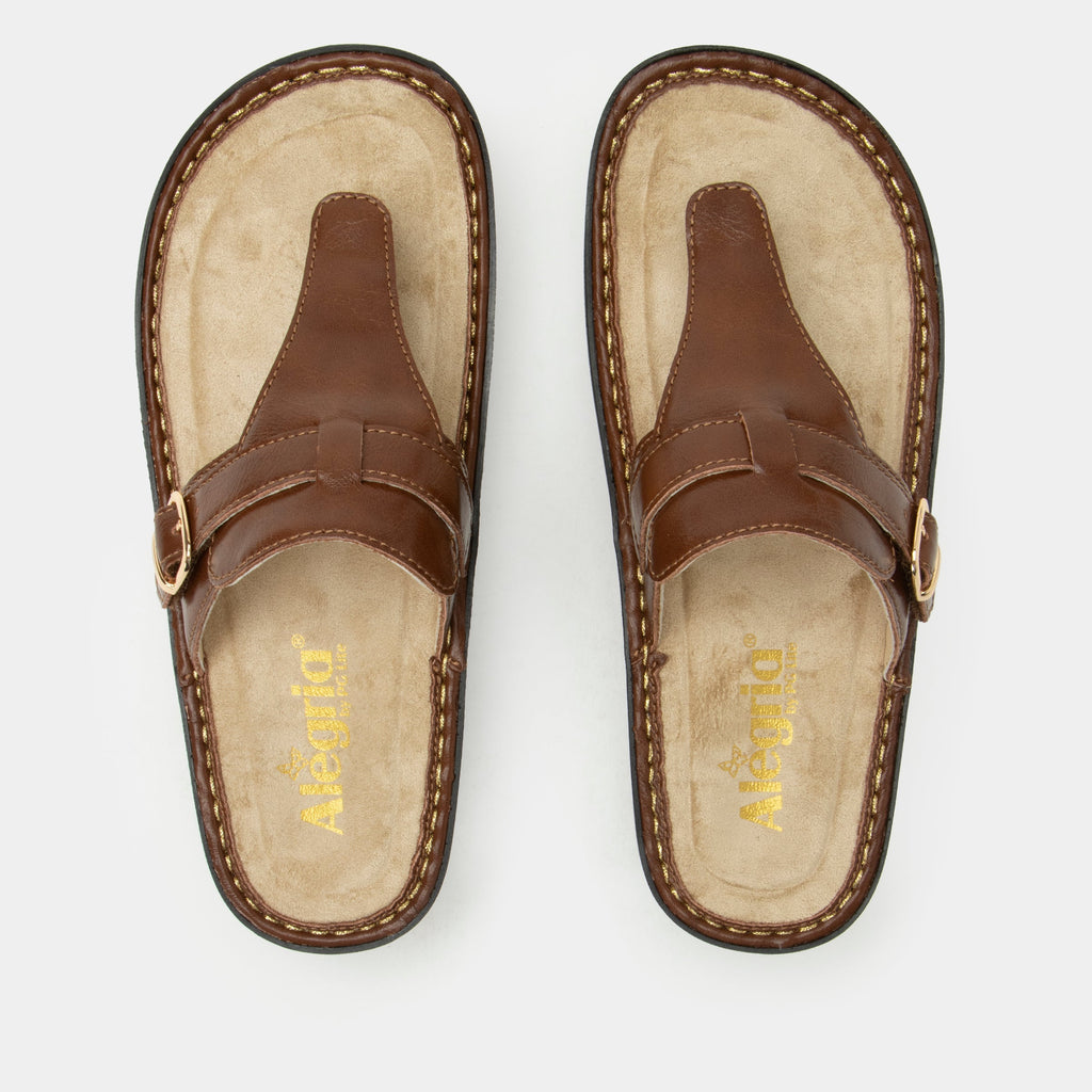 Kennedi Marrone Sandal | Alegria Shoes