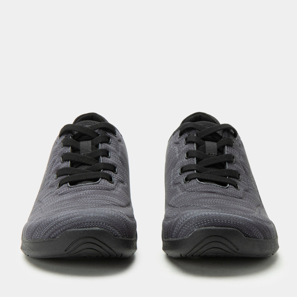 Liber8 Greyscale shoe on a Ergo Flo Lite outsole | Grey lace up shoe.