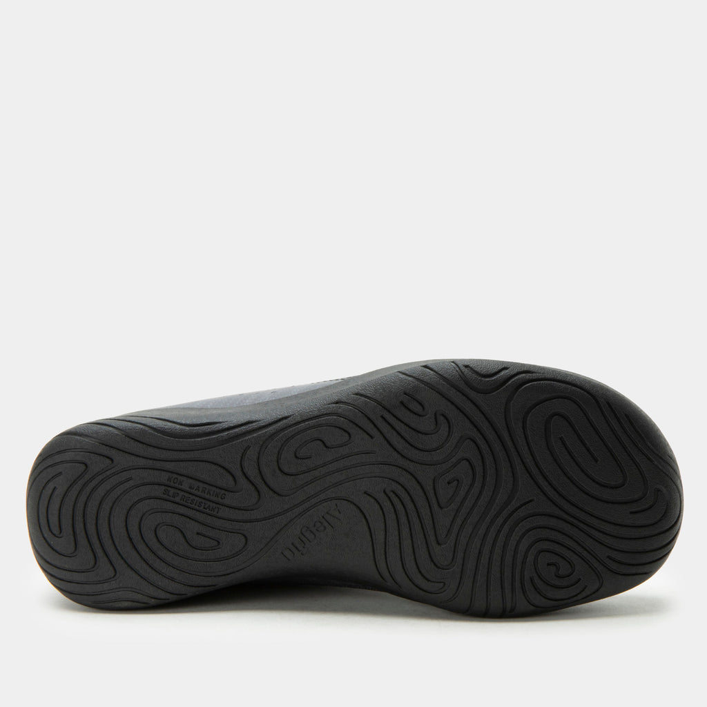 Liber8 Greyscale shoe on a Ergo Flo Lite outsole | Grey lace up shoe.