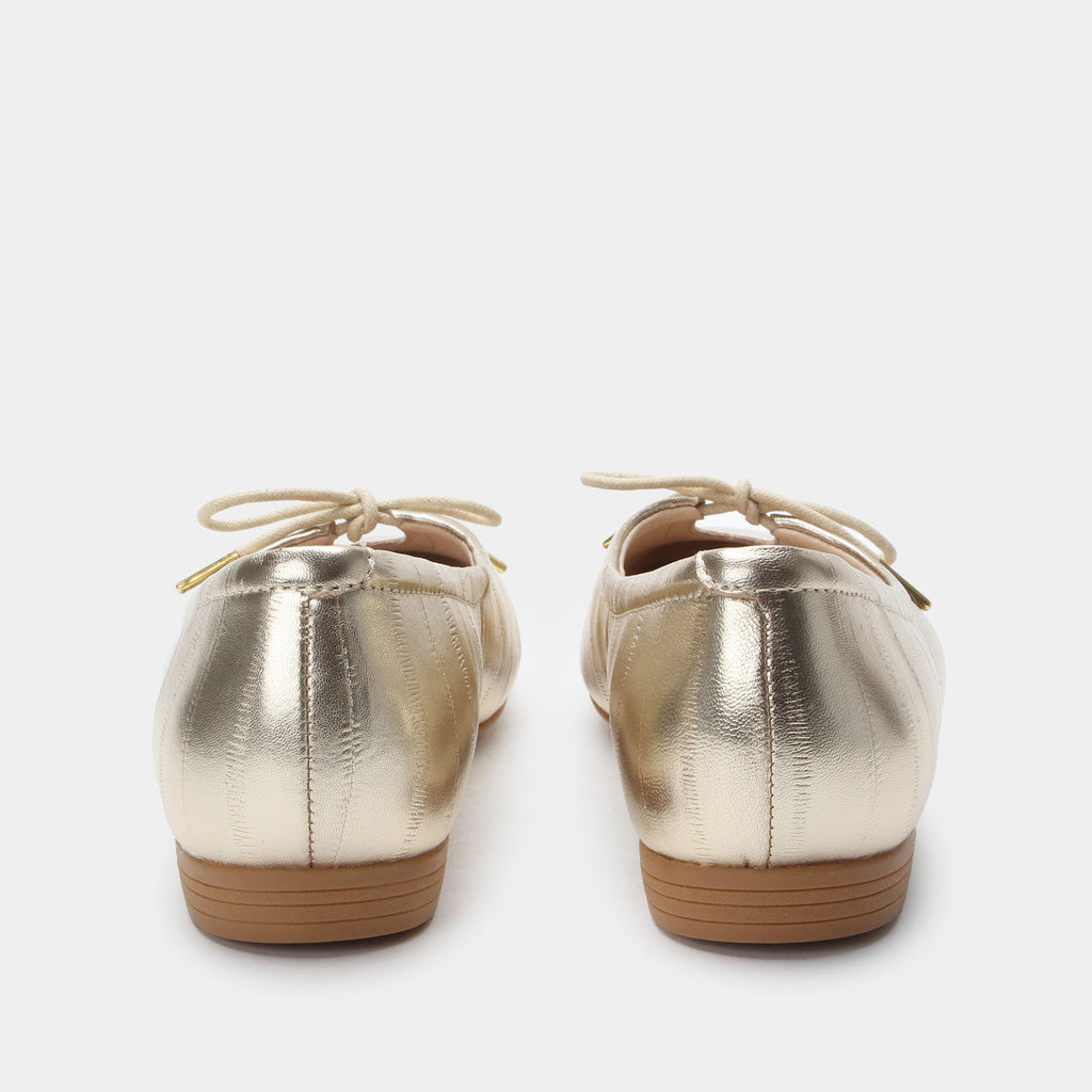 Leilah Gold Shoe | Alegria Shoes