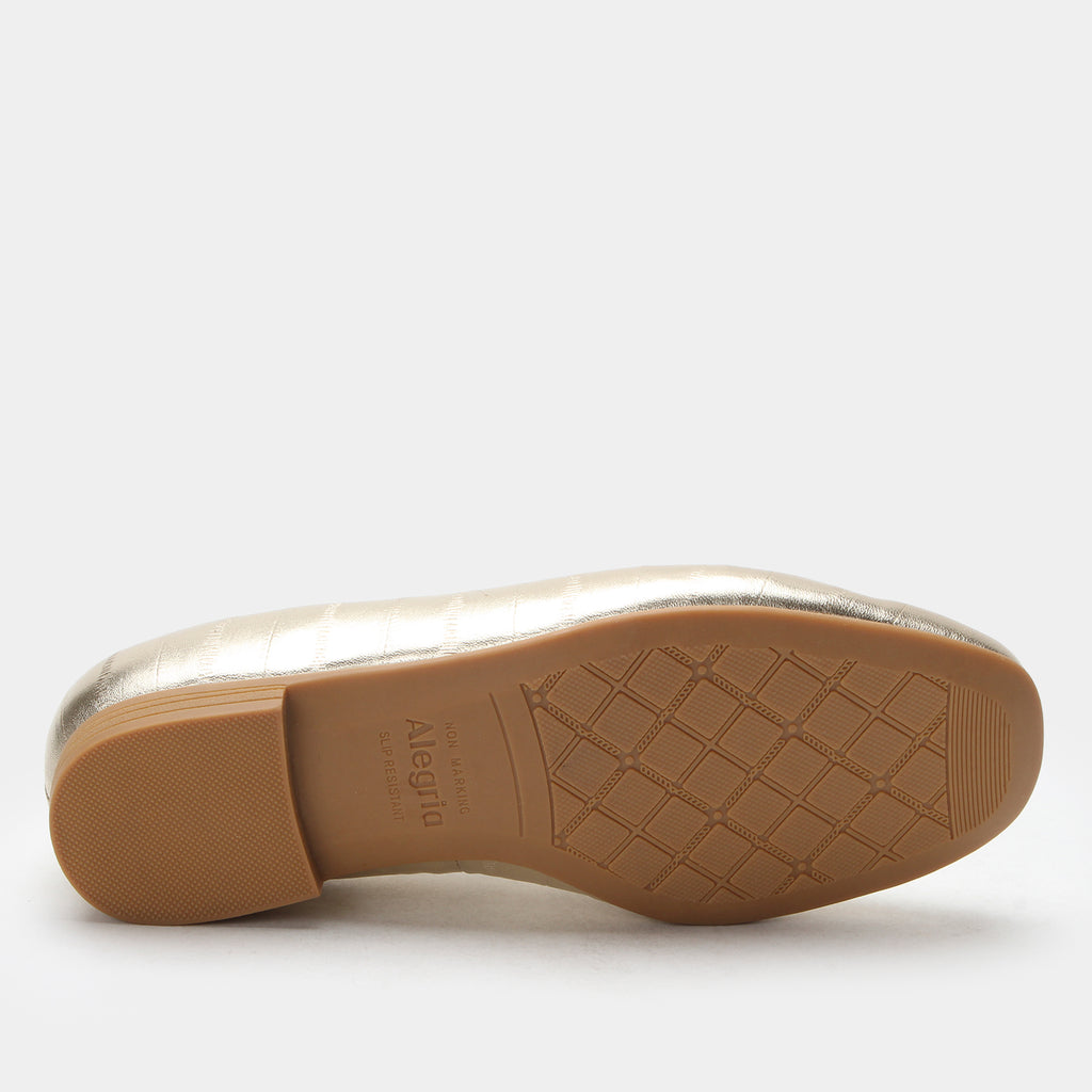Leilah Gold Shoe | Alegria Shoes