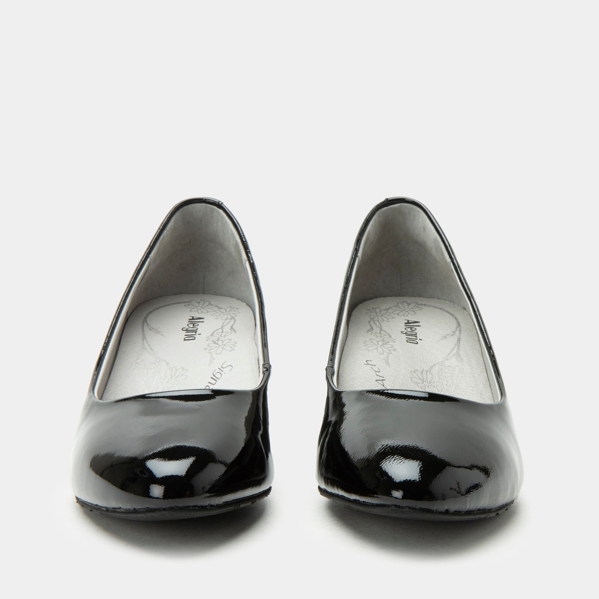 Lisah Black Patent Shoe - Alegria Shoes