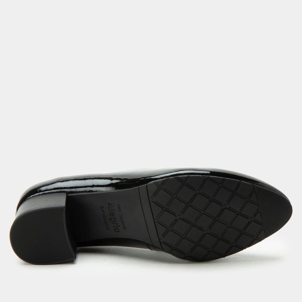 Lisah Black Patent Shoe | Alegria Shoes
