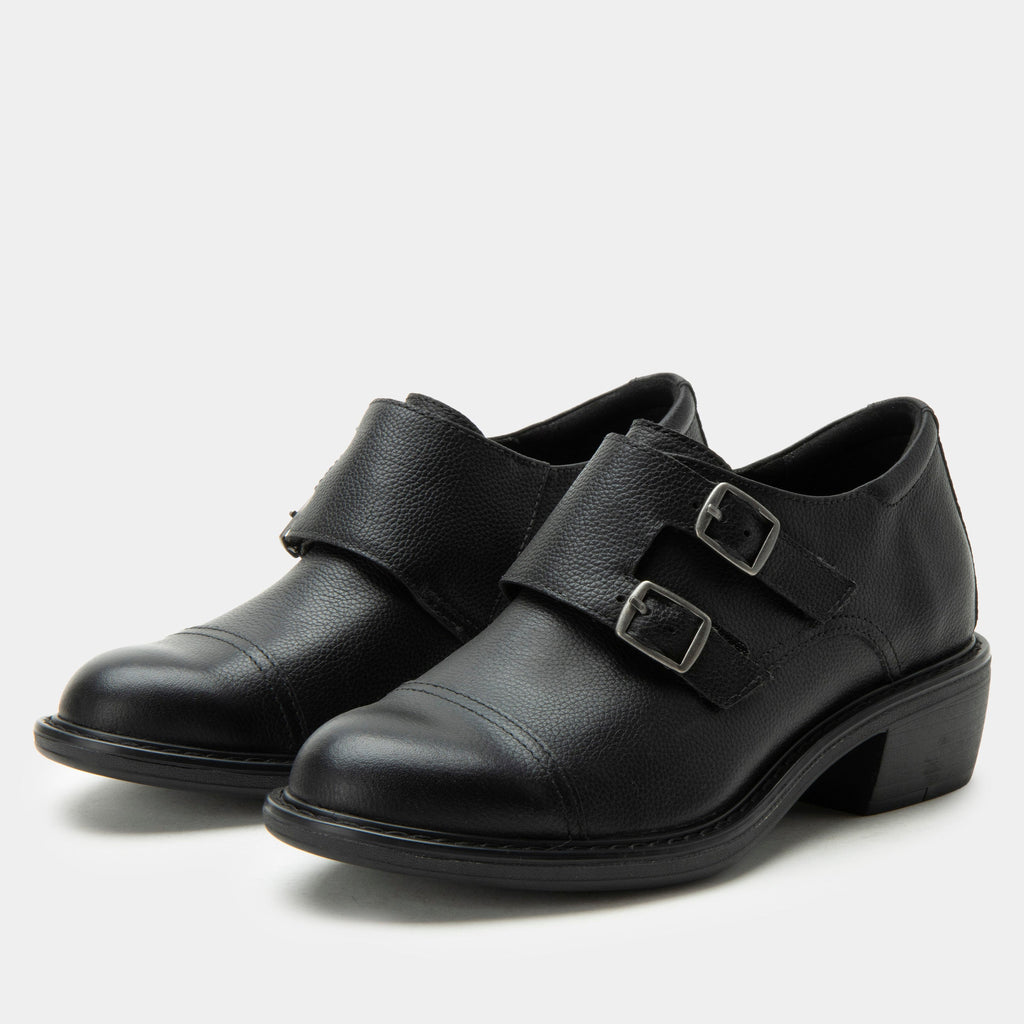 Mave Black Burnish Shoe | Alegria Shoes