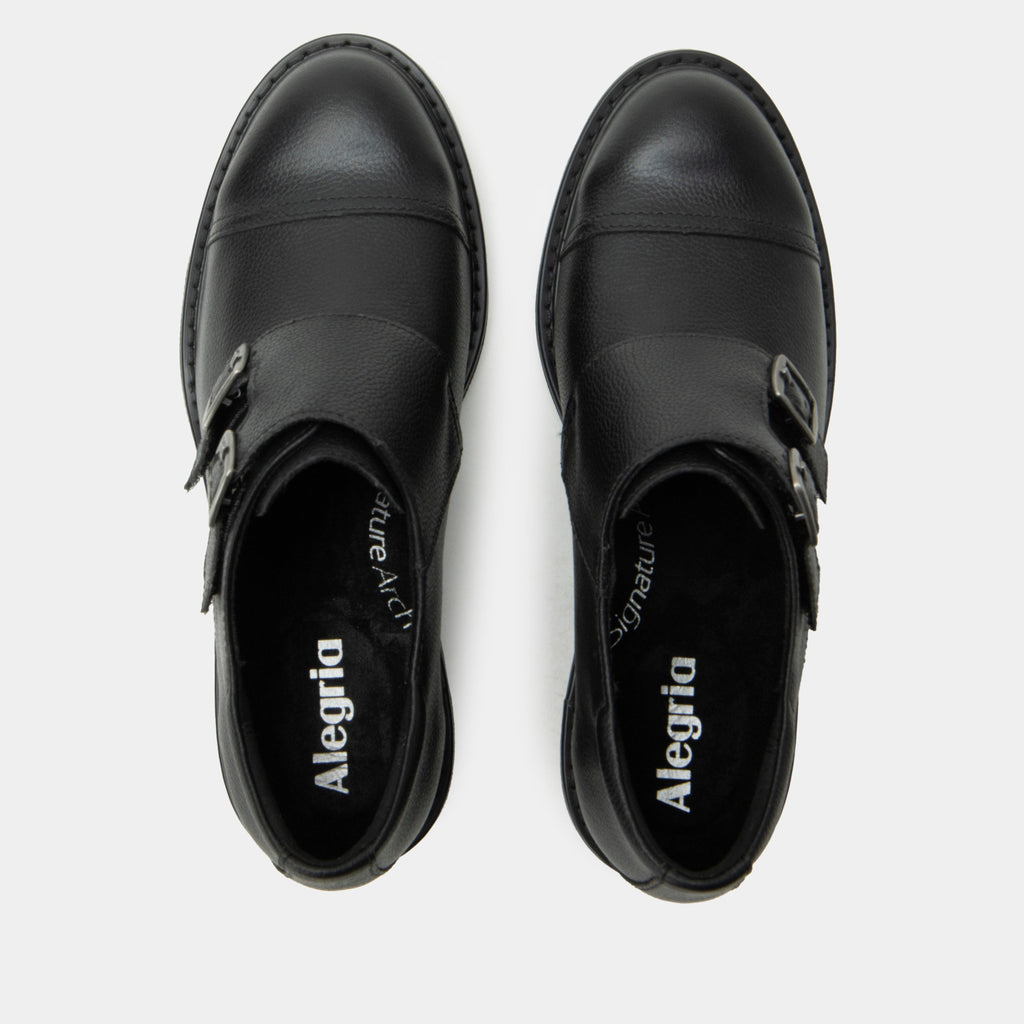 Mave Black Burnish Shoe | Alegria Shoes