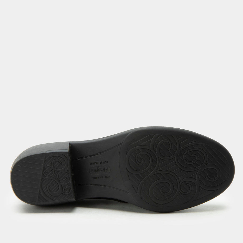 Mave Black Burnish Shoe | Alegria Shoes