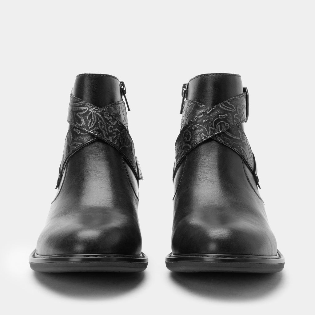 Millie Embroider Me Black Boot | Alegria Shoes