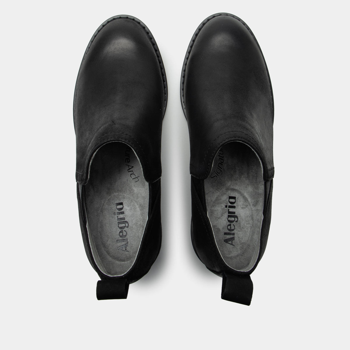 Merle Black Burnish Boot | Alegria Shoes