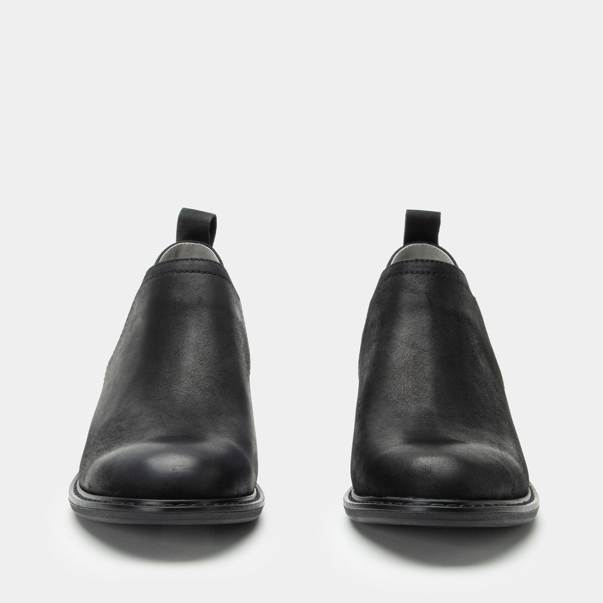 Merle Black Burnish Boot | Alegria Shoes