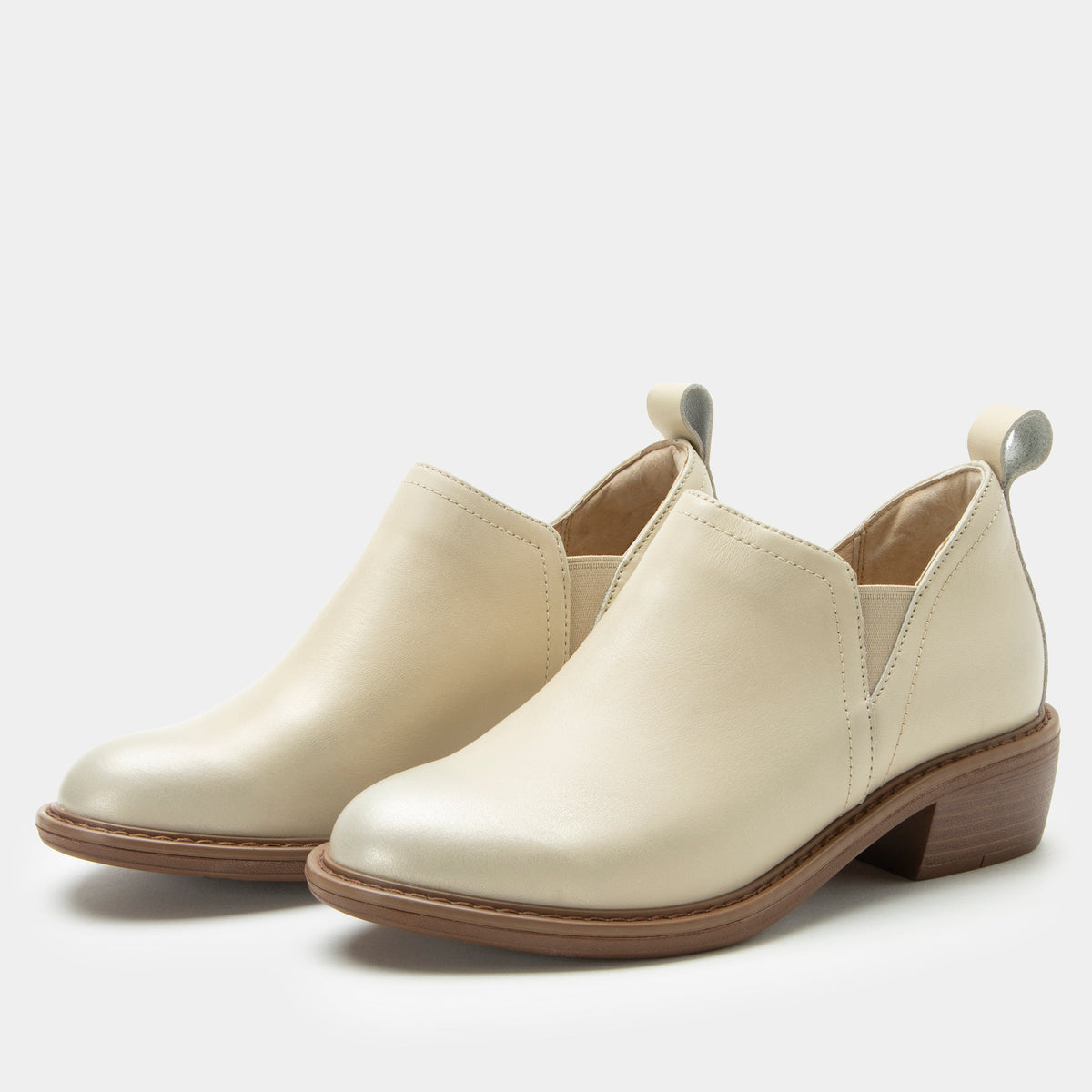 Merle Gold Cream Boot | Alegria Shoes