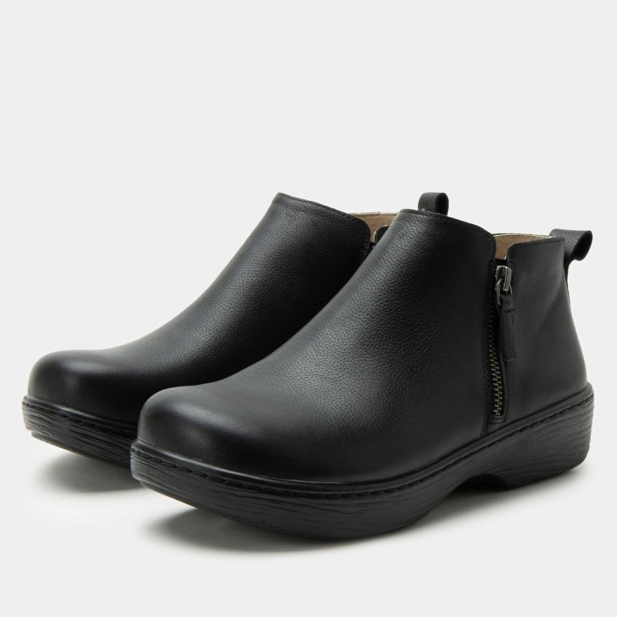 Oaklee Black Bird Boot - Alegria Shoes