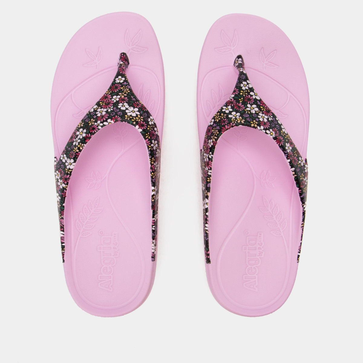 Ode Wild Flower EVA flip-flop sandal on recovery rocker outsole - ODE-5648_S4