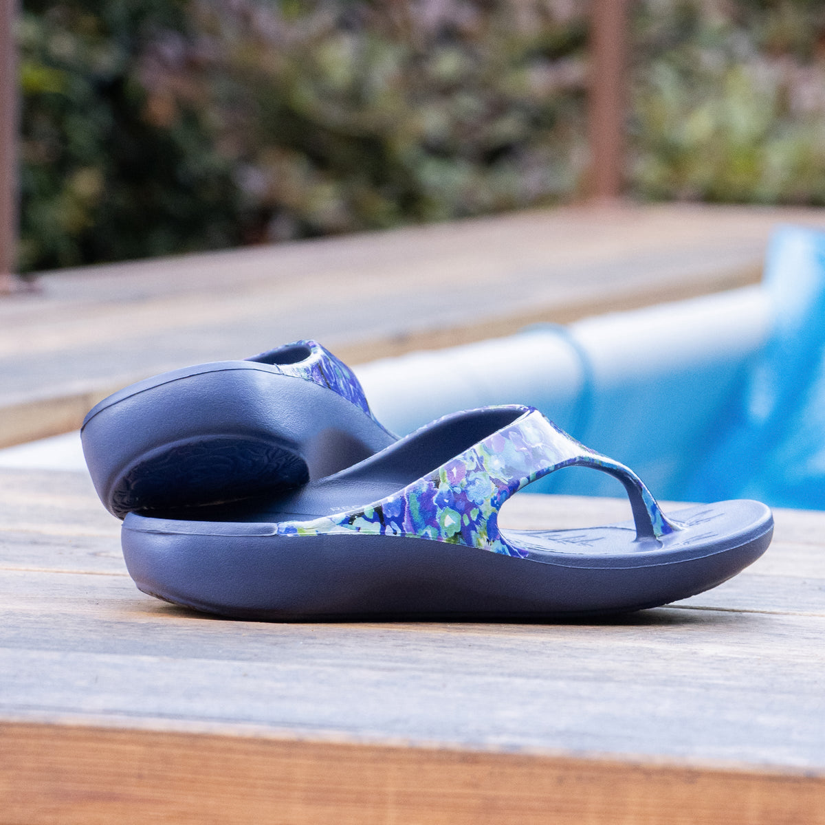 Ode Poppy Pop  Blue Sandal | Alegria Shoes