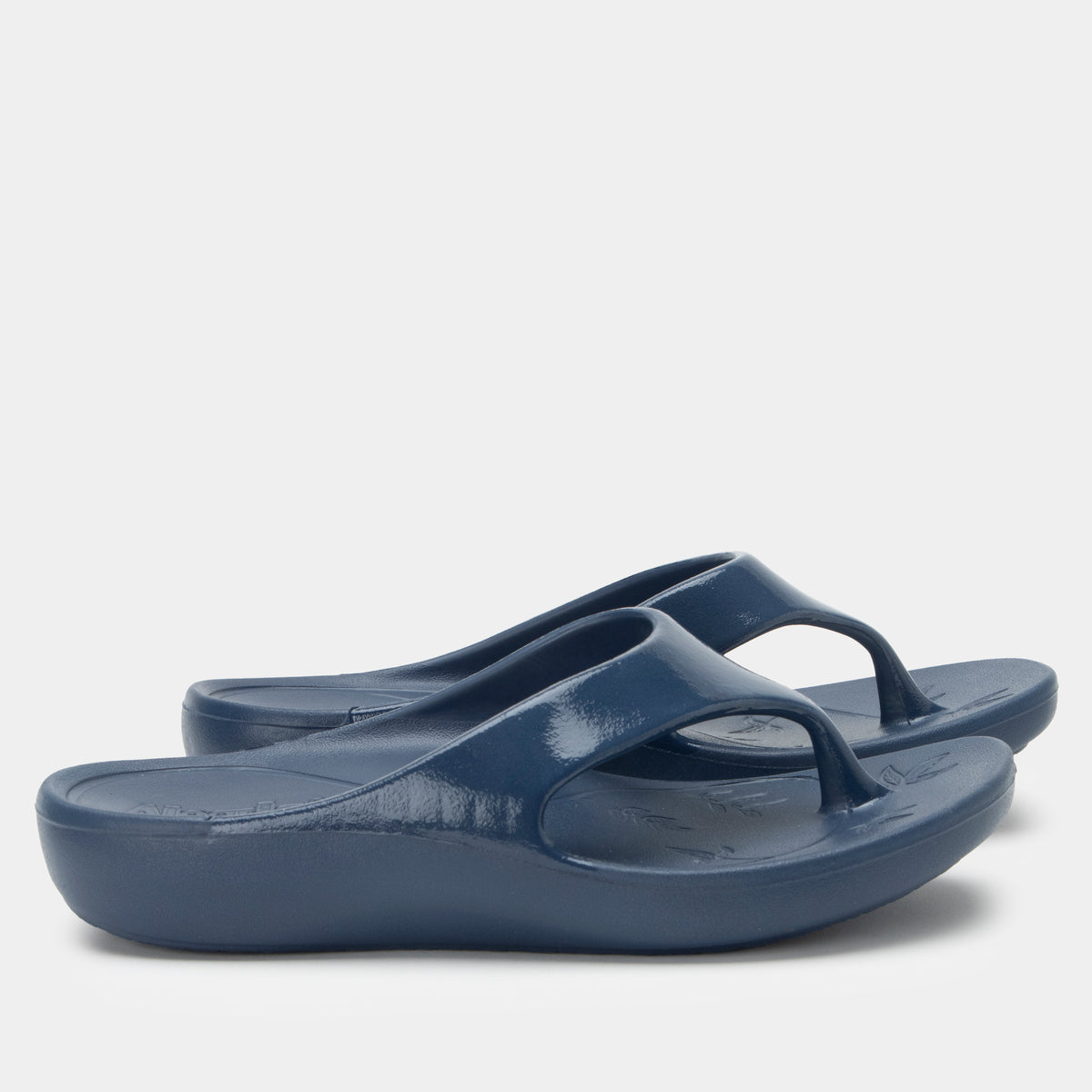 Ode Navy Gloss Sandal