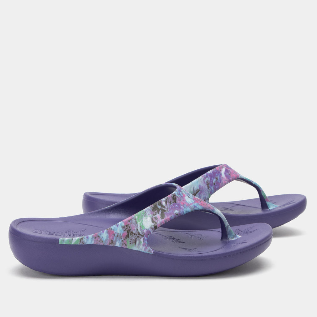 Ode Itchycoo Grey EVA flip-flop sandal on recovery rocker outsole - ODE-7768_S2