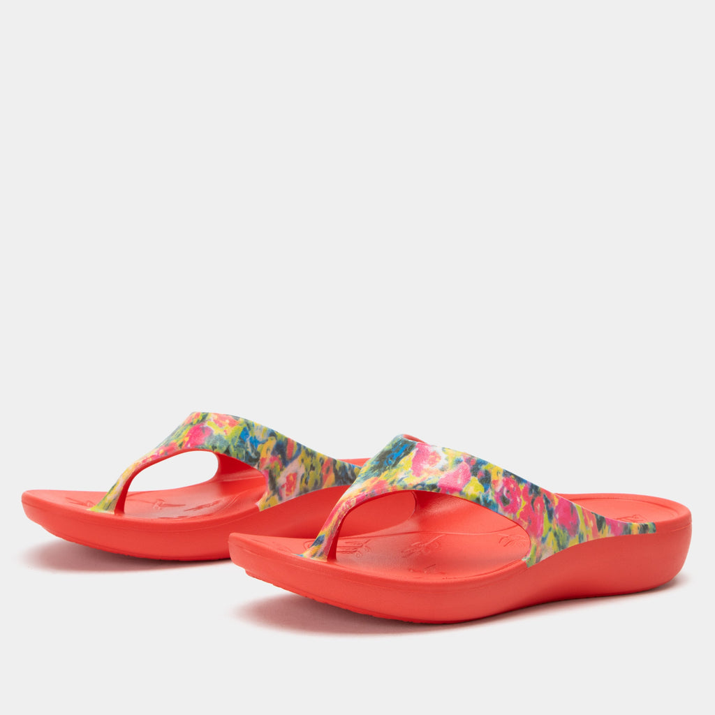 Ode Itchycoo EVA flip-flop sandal on recovery rocker outsole - ODE-7769_S1