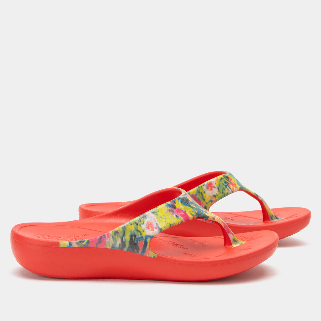 Ode Itchycoo EVA flip-flop sandal on recovery rocker outsole - ODE-7769_S2