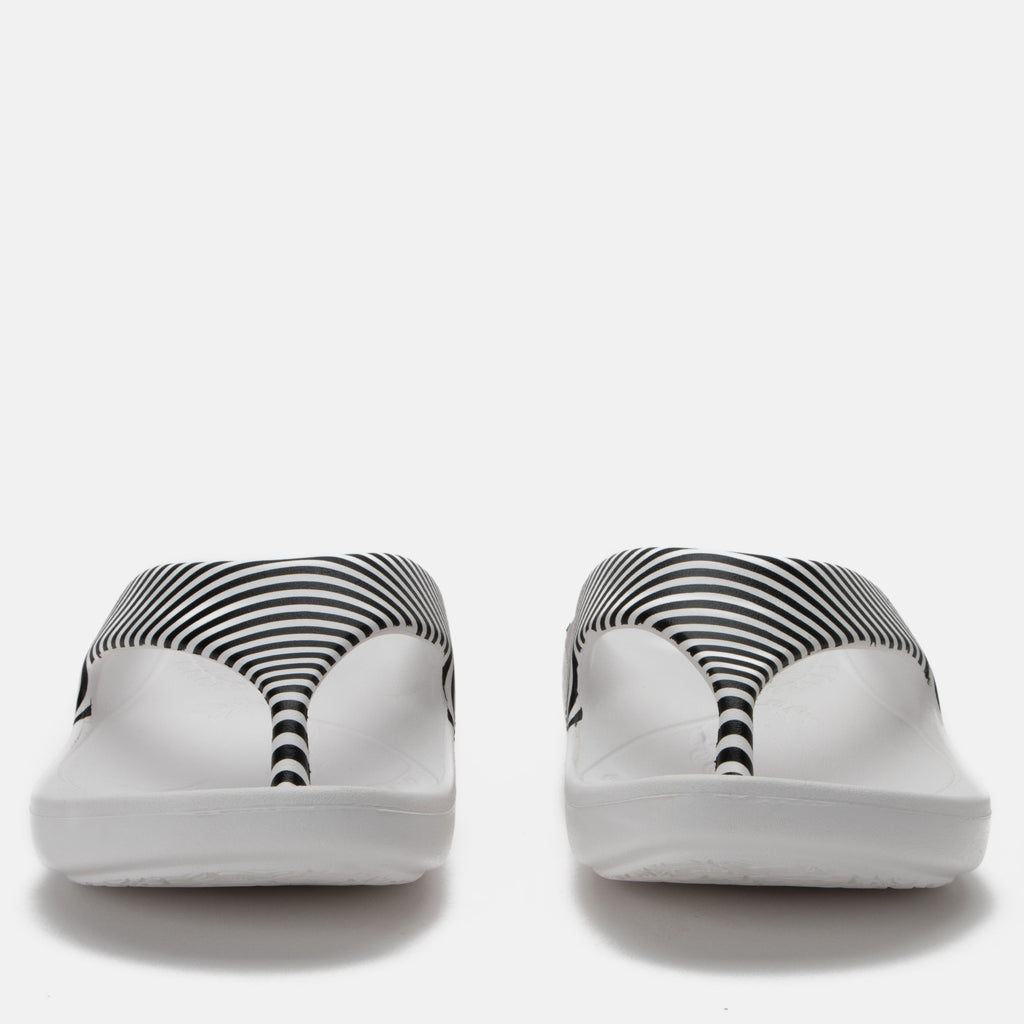 Ode Stripes Sandal | Alegria Shoes