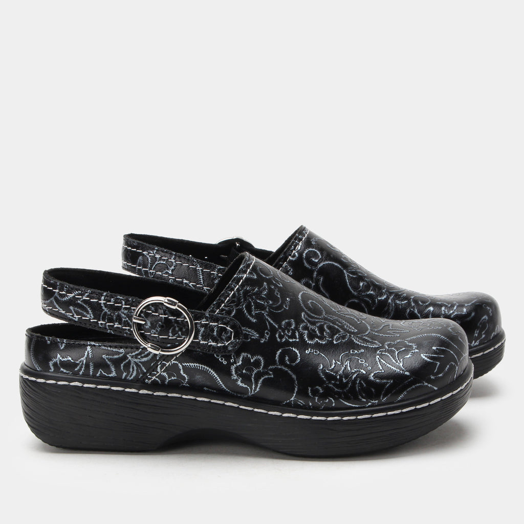 Olie Embroider Me Pewter Shoe | Alegria Shoes