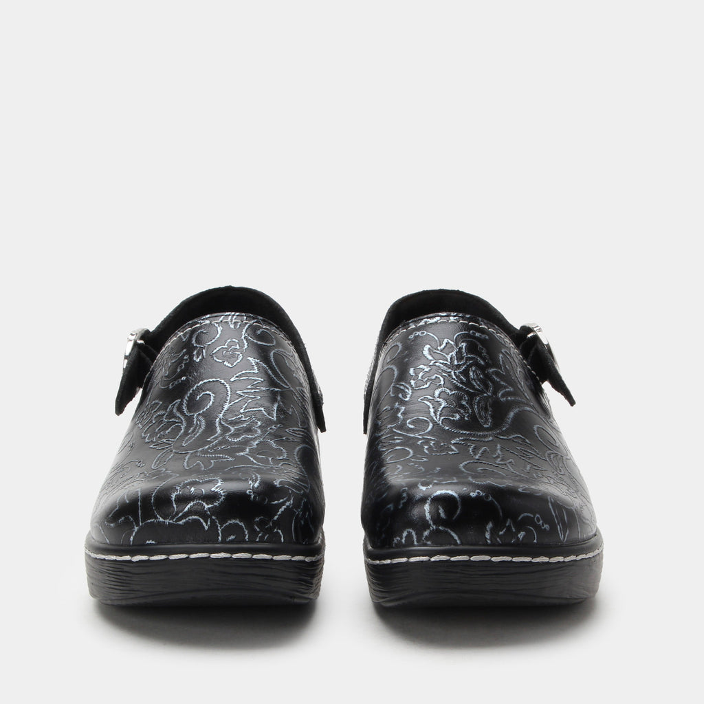 Olie Embroider Me Pewter Shoe | Alegria Shoes