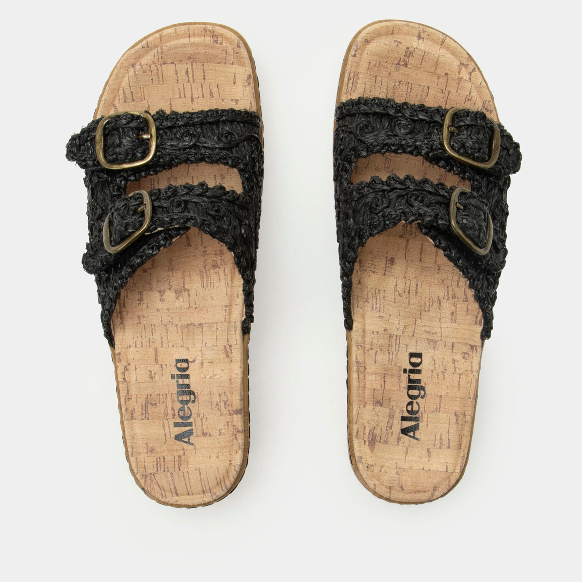 Oona Black Sandal | Alegria Shoes